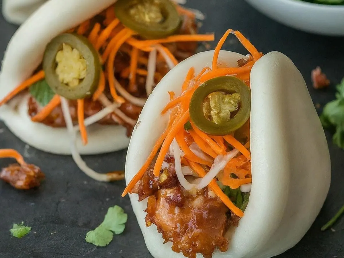 Individually Boxed Caramelized Chicken Banh Bao Individually Boxed Caramelized Chicken Banh Bao