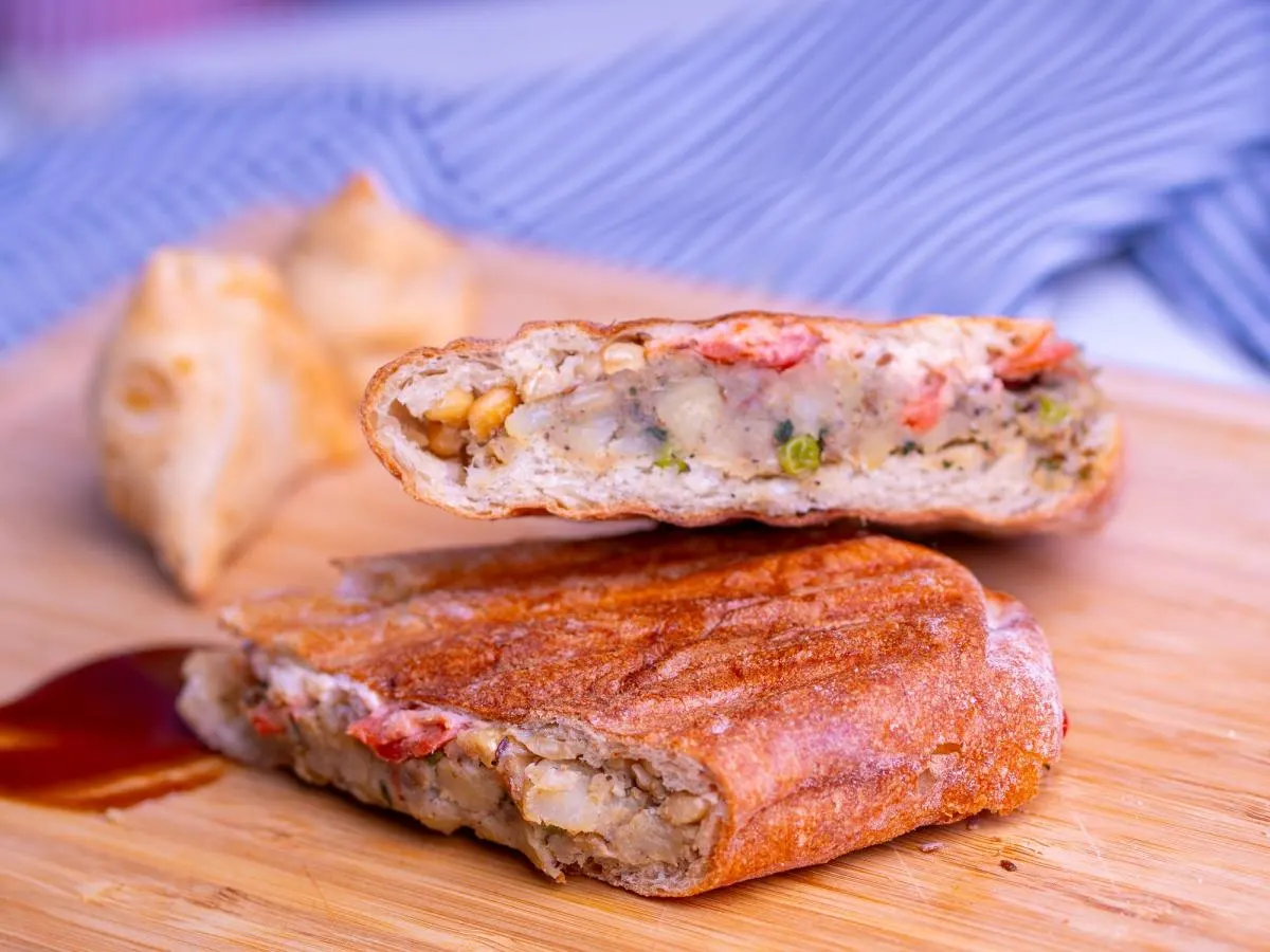 Gluten Free Samosa Panini