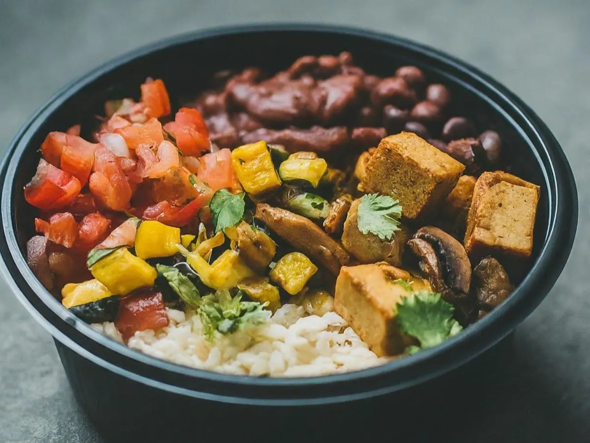 Dairy-Free Tofu Veggie Super Burrito Bowl (Vegetarian) Dairy-Free Tofu Veggie Super Burrito Bowl (Vegetarian)