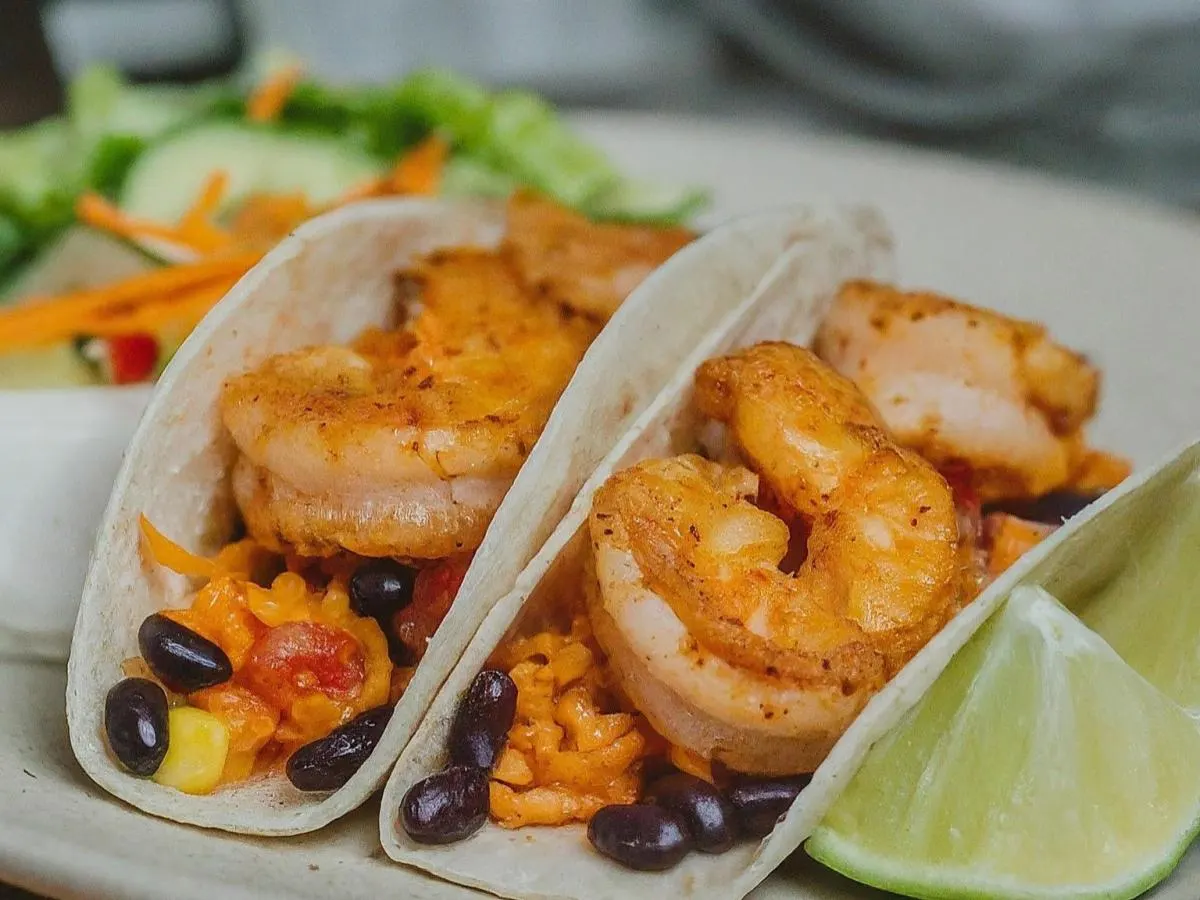 Shrimp Taco Plate Shrimp Taco Plate