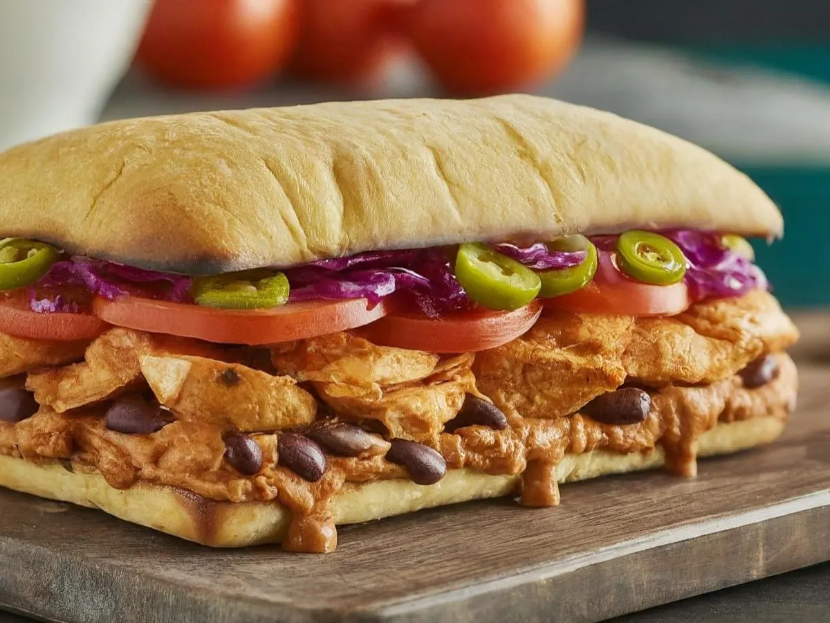 Dairy Free Chicken Torta with a Side of Chips and Salsa Dairy Free Chicken Torta with a Side of Chips and Salsa