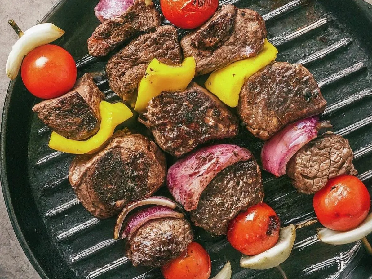 Grilled Ribeye Kebab Skewers Grilled Ribeye Kebab Skewers