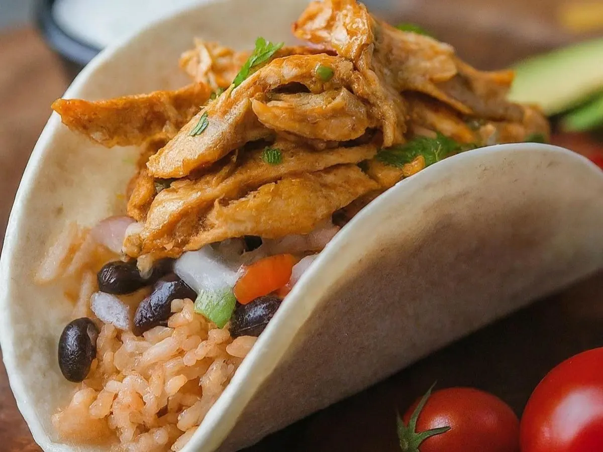 Pollo Tinga Taco Plate Pollo Tinga Taco Plate