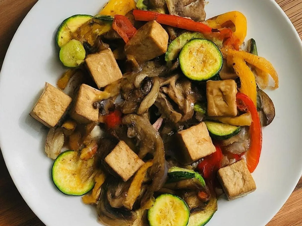 Tofu and Veggies (Taco Bar) Tofu and Veggies (Taco Bar)