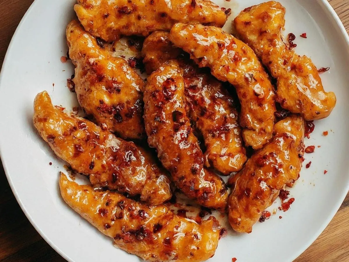 Sticky Chicken Strips Sticky Chicken Strips