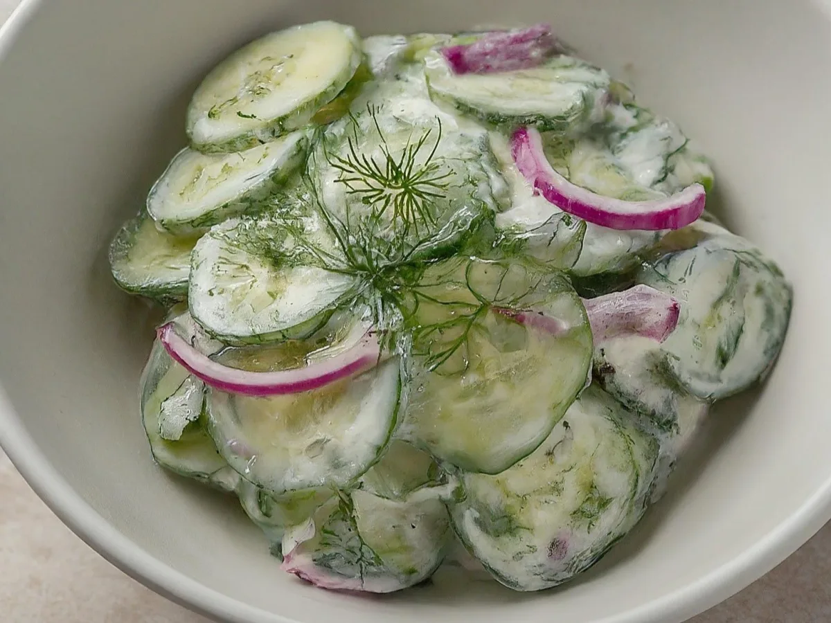 Creamy Cucumber Salad Creamy Cucumber Salad