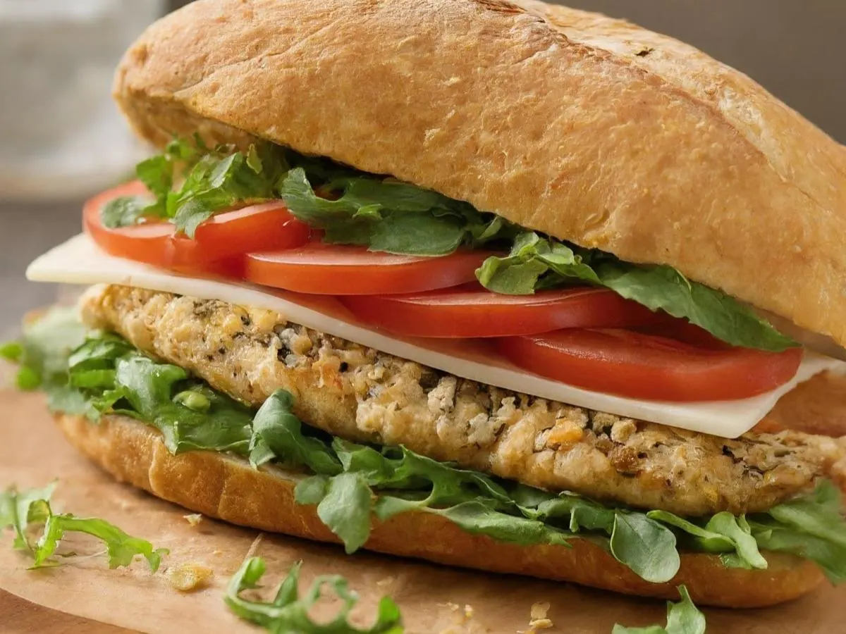 Herb Crusted Chicken Sandwich (No Mayo)