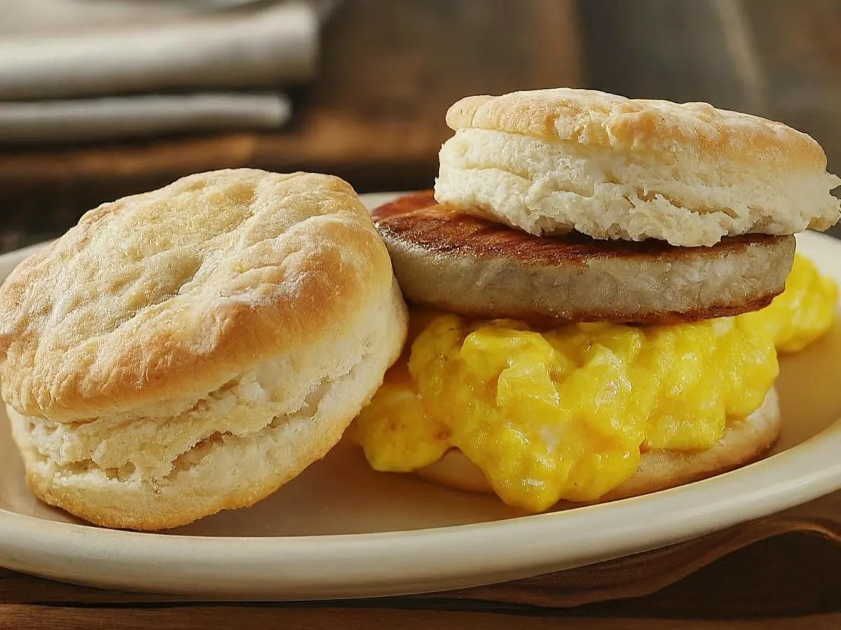 Sausage and Egg Biscuit
