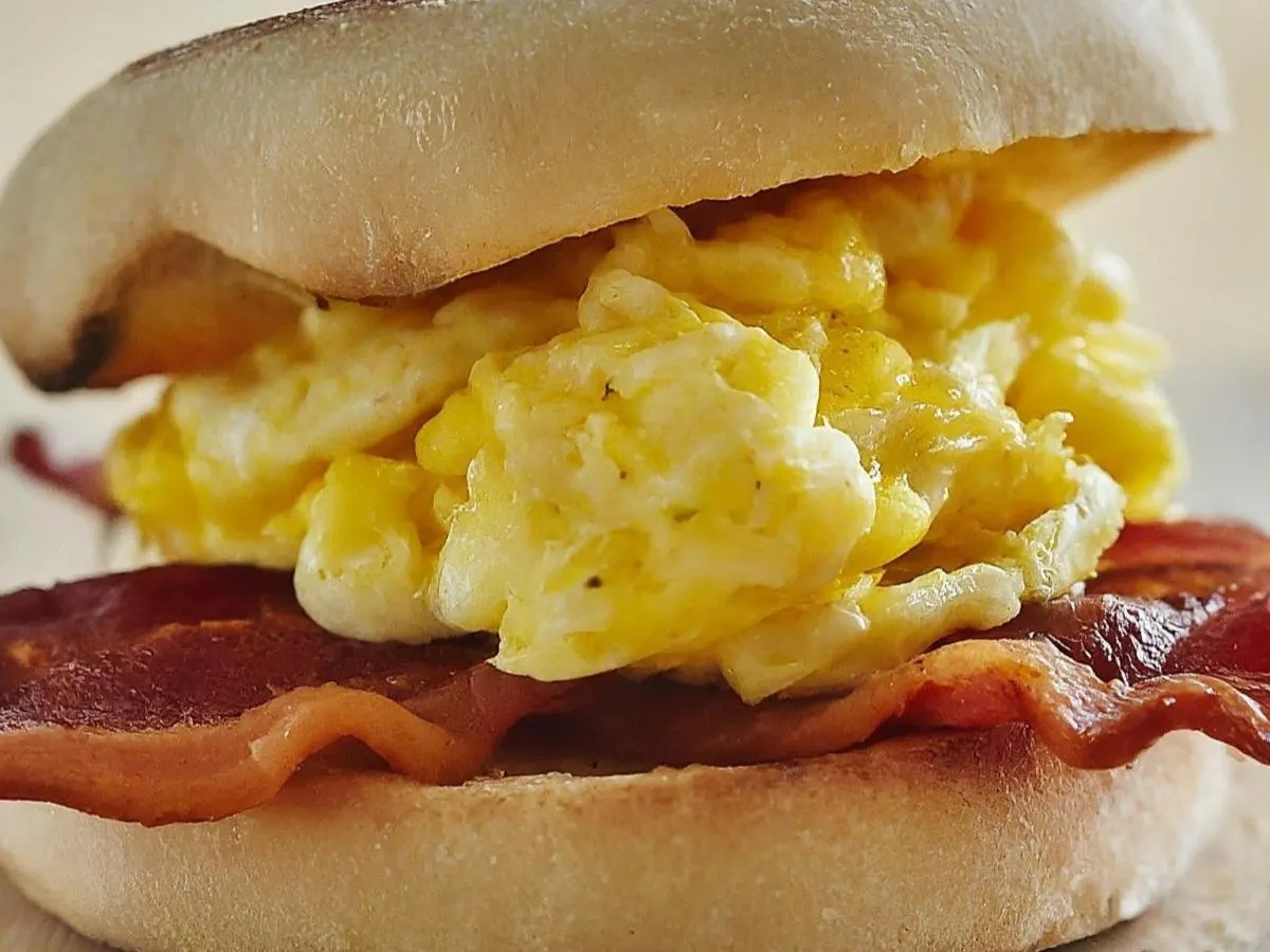 Bacon and Egg English Muffin