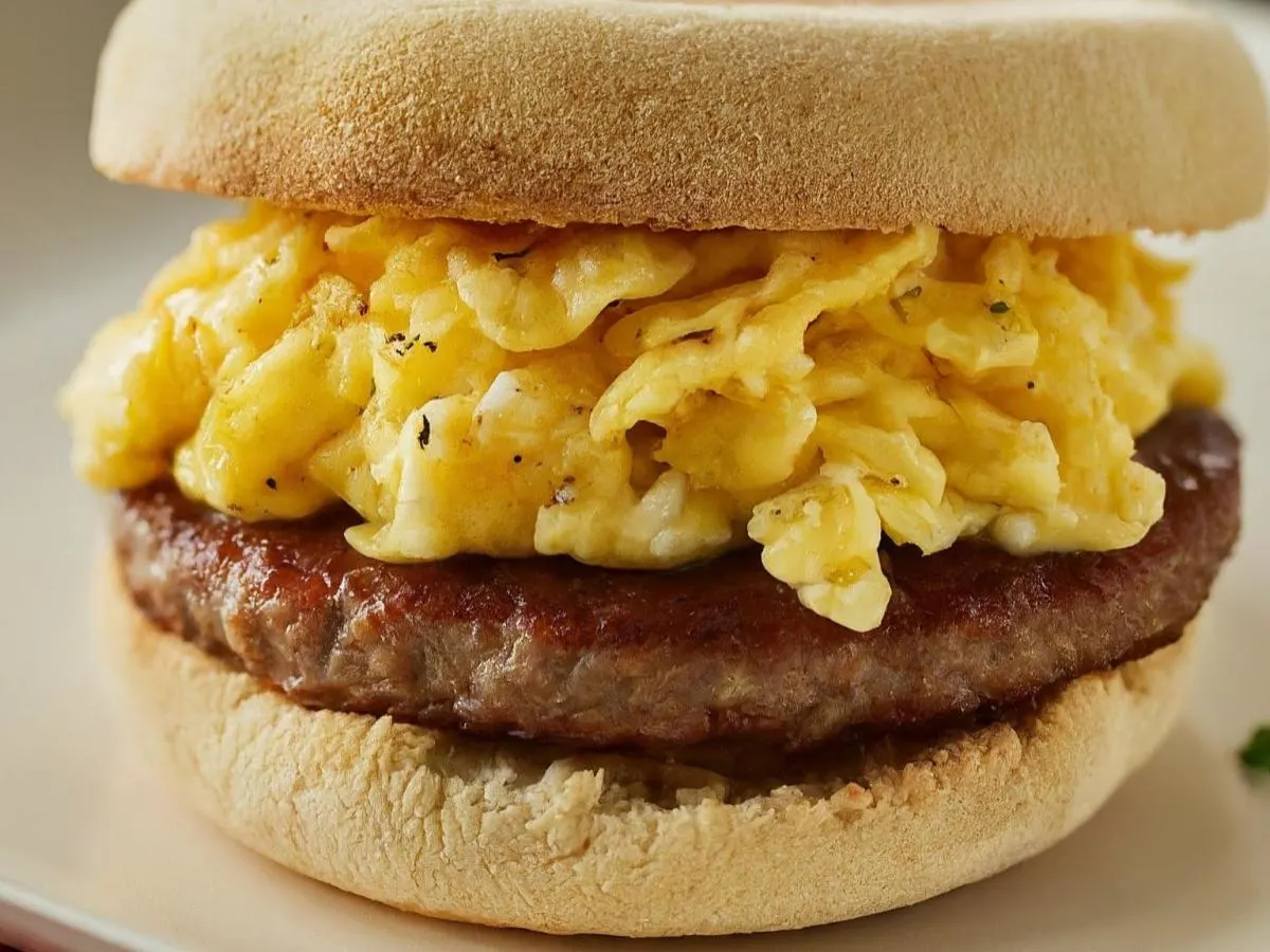 Sausage and Egg English Muffin