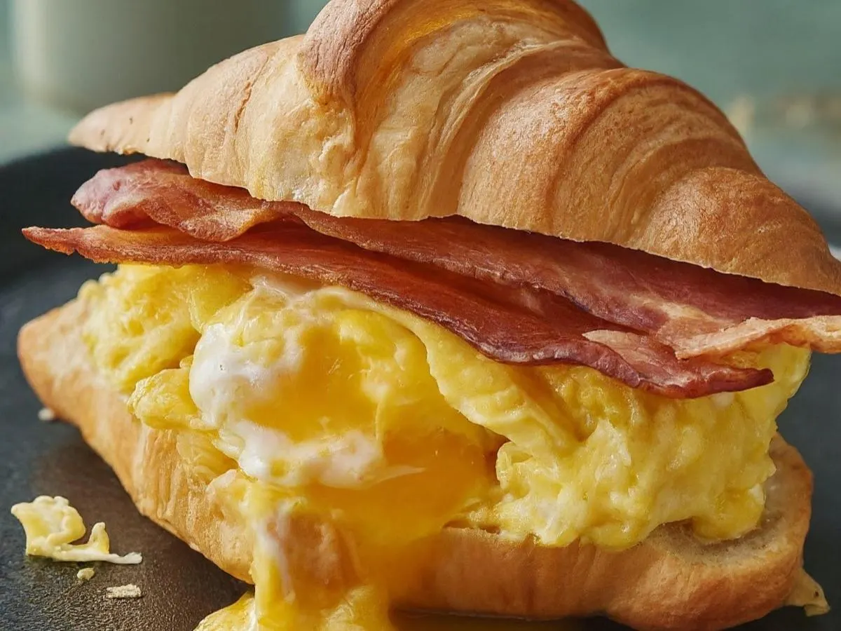 Bacon and Egg Croissant