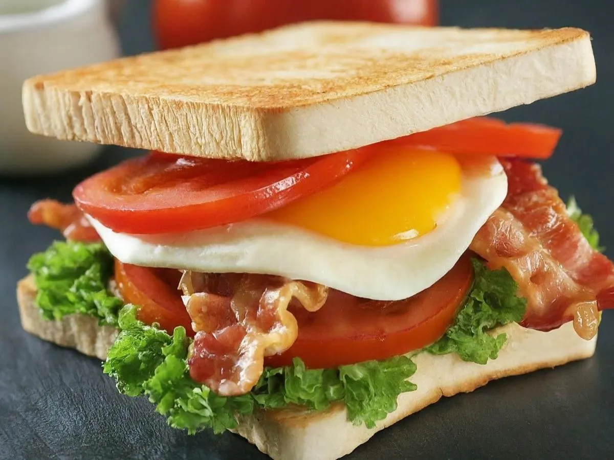 Super BLT on White Bread
