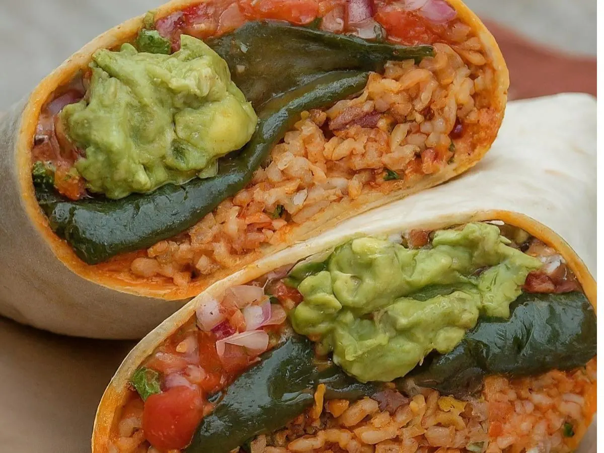 Vegan Rajas Baby Burrito Vegan Rajas Baby Burrito