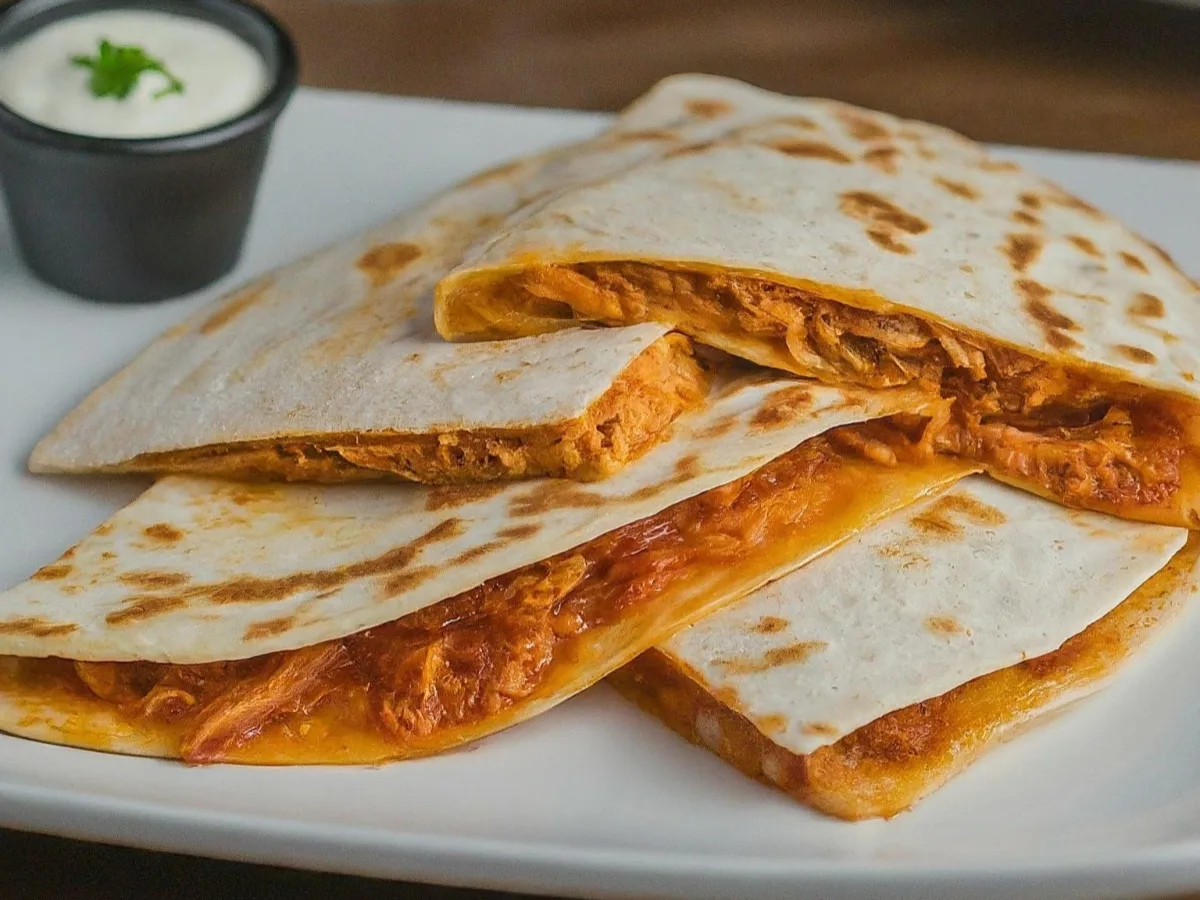 Tinga de Pollo Quesadilla Tinga de Pollo Quesadilla