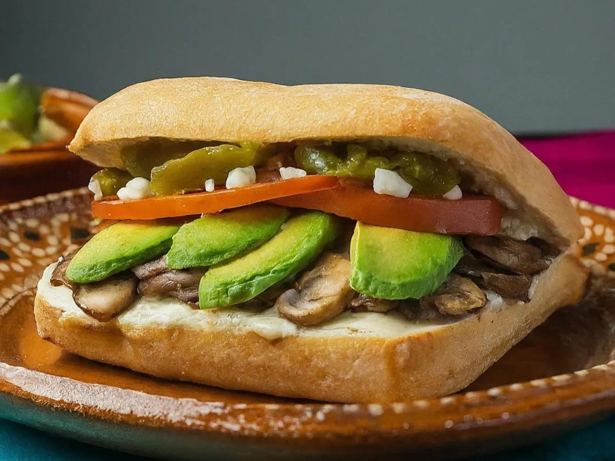 Mushrooms & Avocado Torta Mushrooms & Avocado Torta