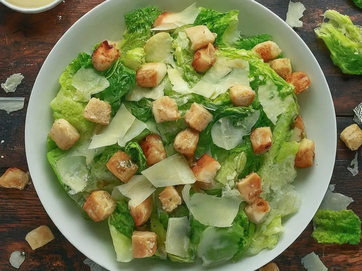 Entree Caesar Salad with Caesar Dressing Entree Caesar Salad with Caesar Dressing