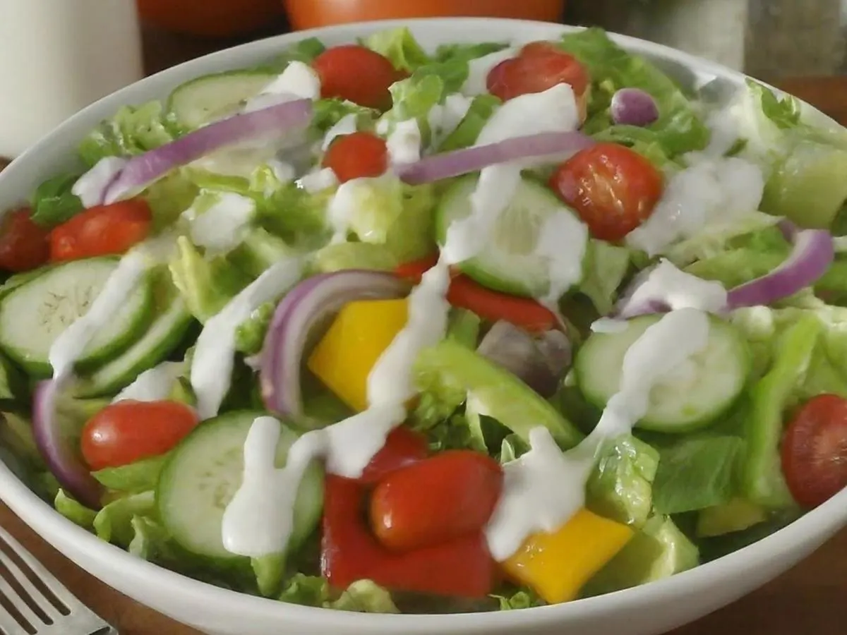 Mini House Salad | Ranch Dressing Mini House Salad | Ranch Dressing