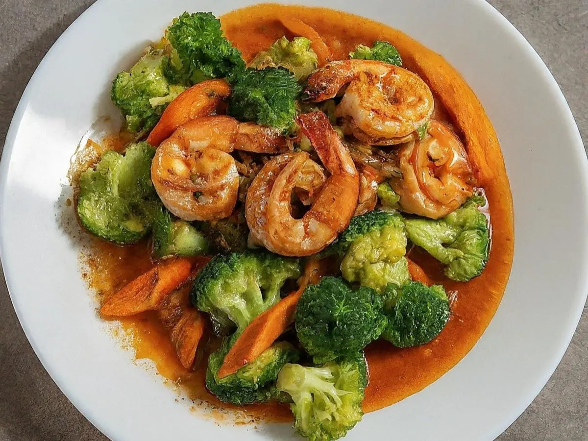 Shrimp with Garlic Sauce & Rice