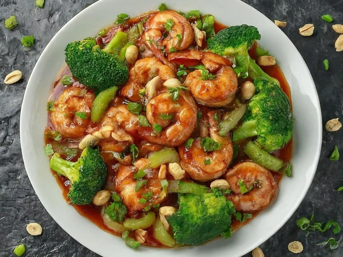 Kung Pao Shrimp & Rice