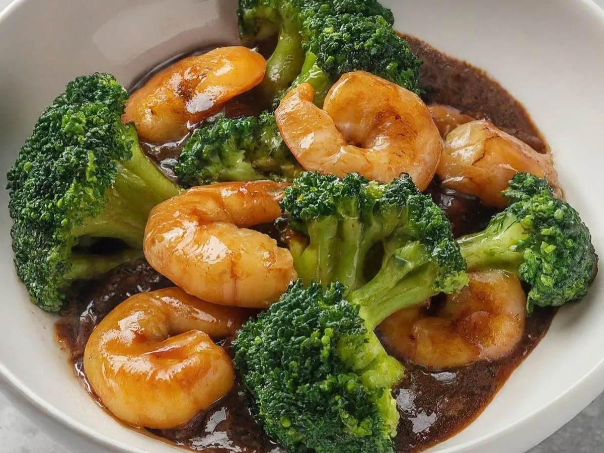 Shrimp with Broccoli & Rice