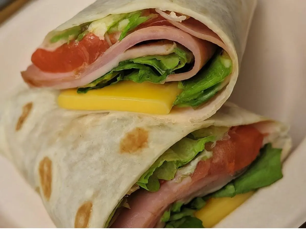 Smoked Ham and Gouda on Flour Wrap Smoked Ham and Gouda on Flour Wrap