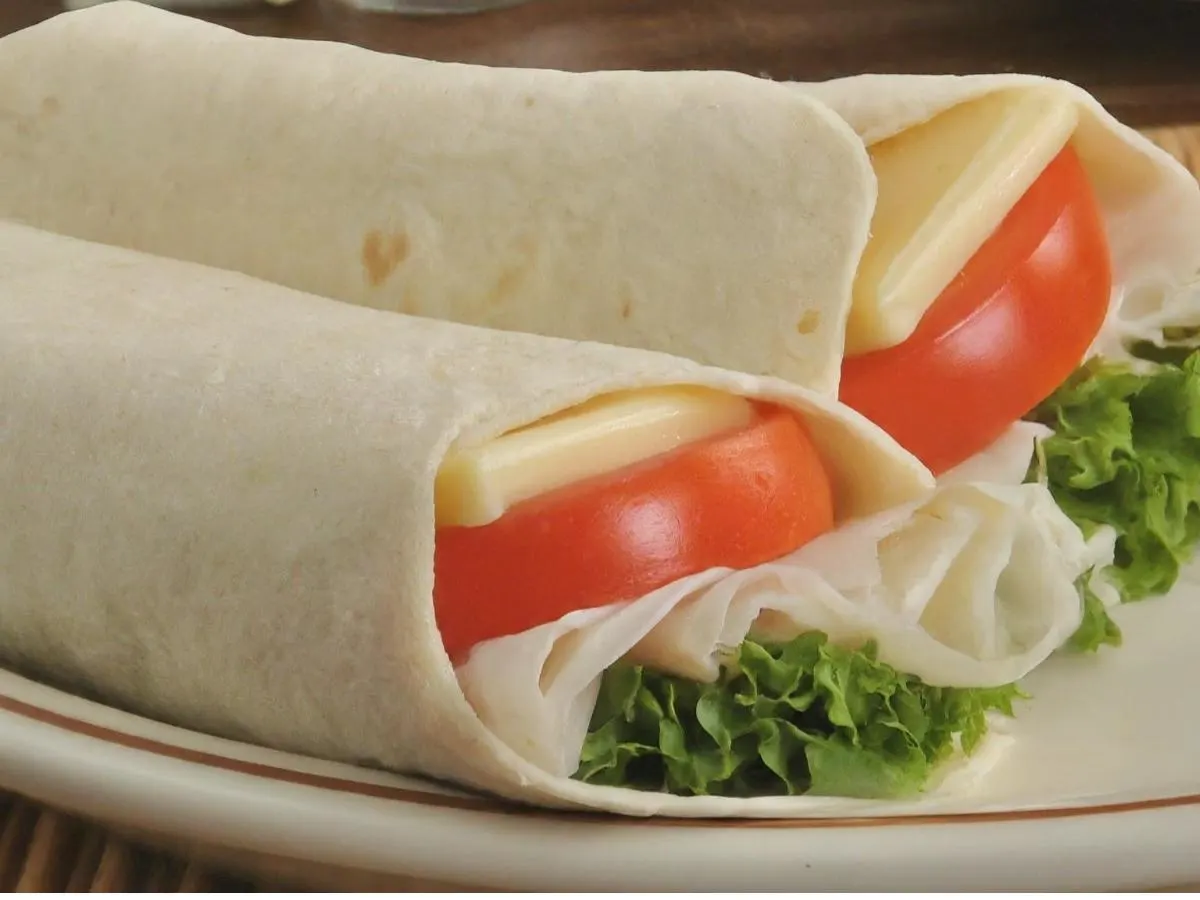 Turkey and Provolone on Flour Wrap Turkey and Provolone on Flour Wrap