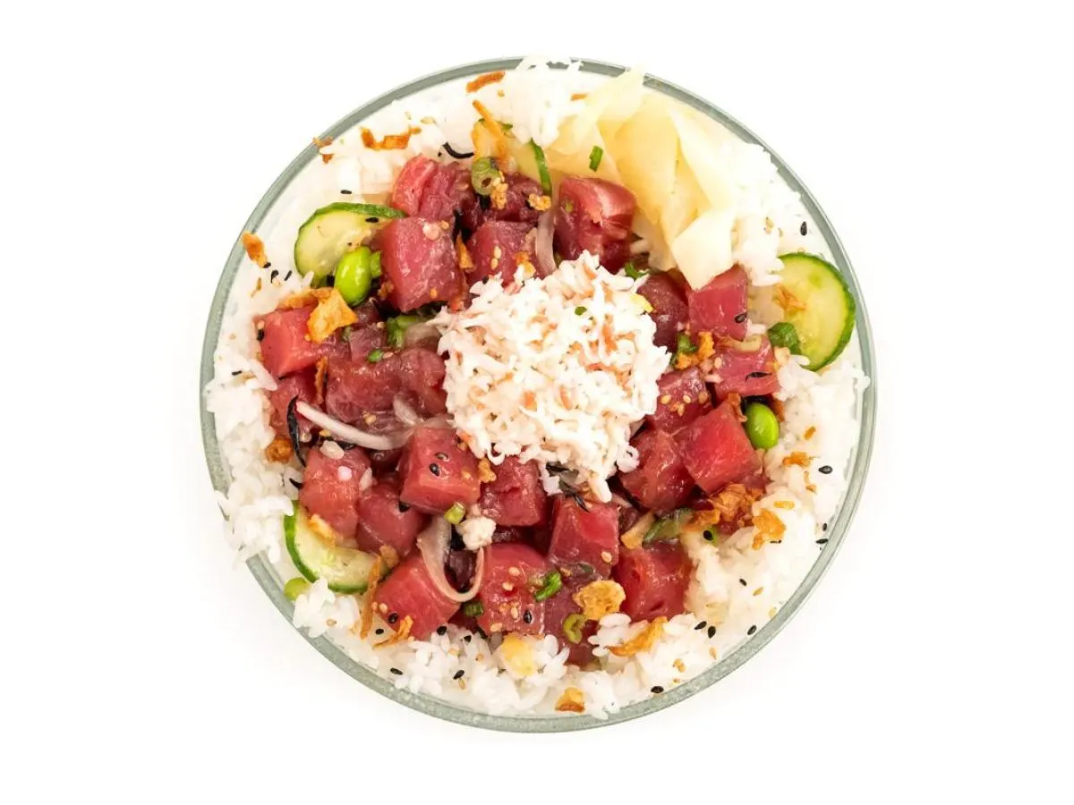 Large Umami Ahi over White Rice