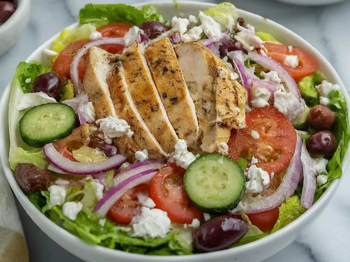 Chicken Greek Salad Bowl