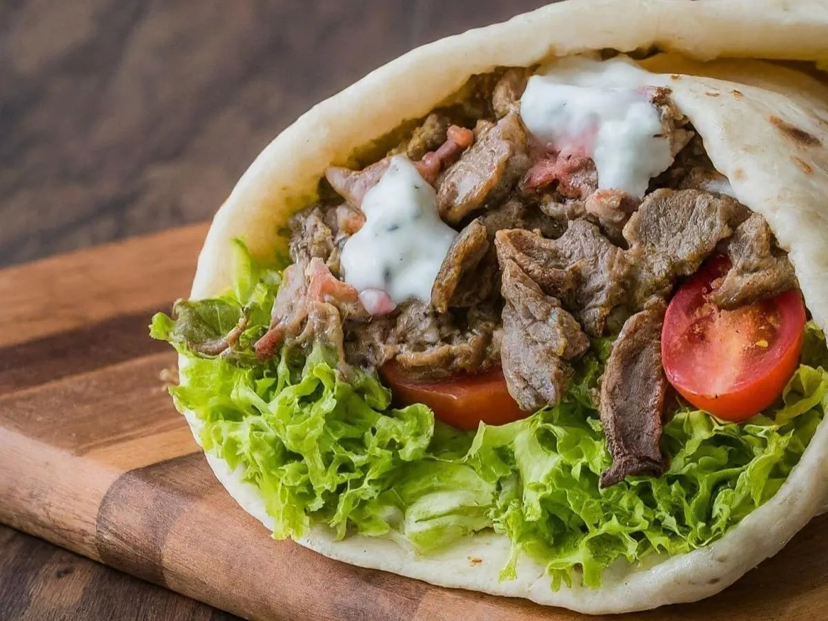 Lamb Kebab Wrap