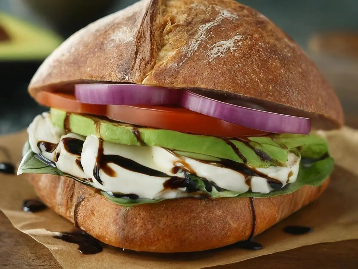Fresh Mozzarella on Sourdough