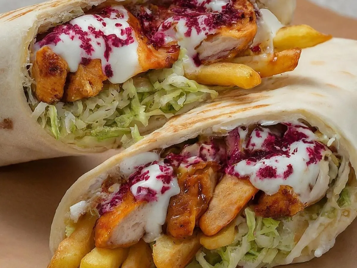Chicken Shawarma BOX with Spicy Aioli Sauce