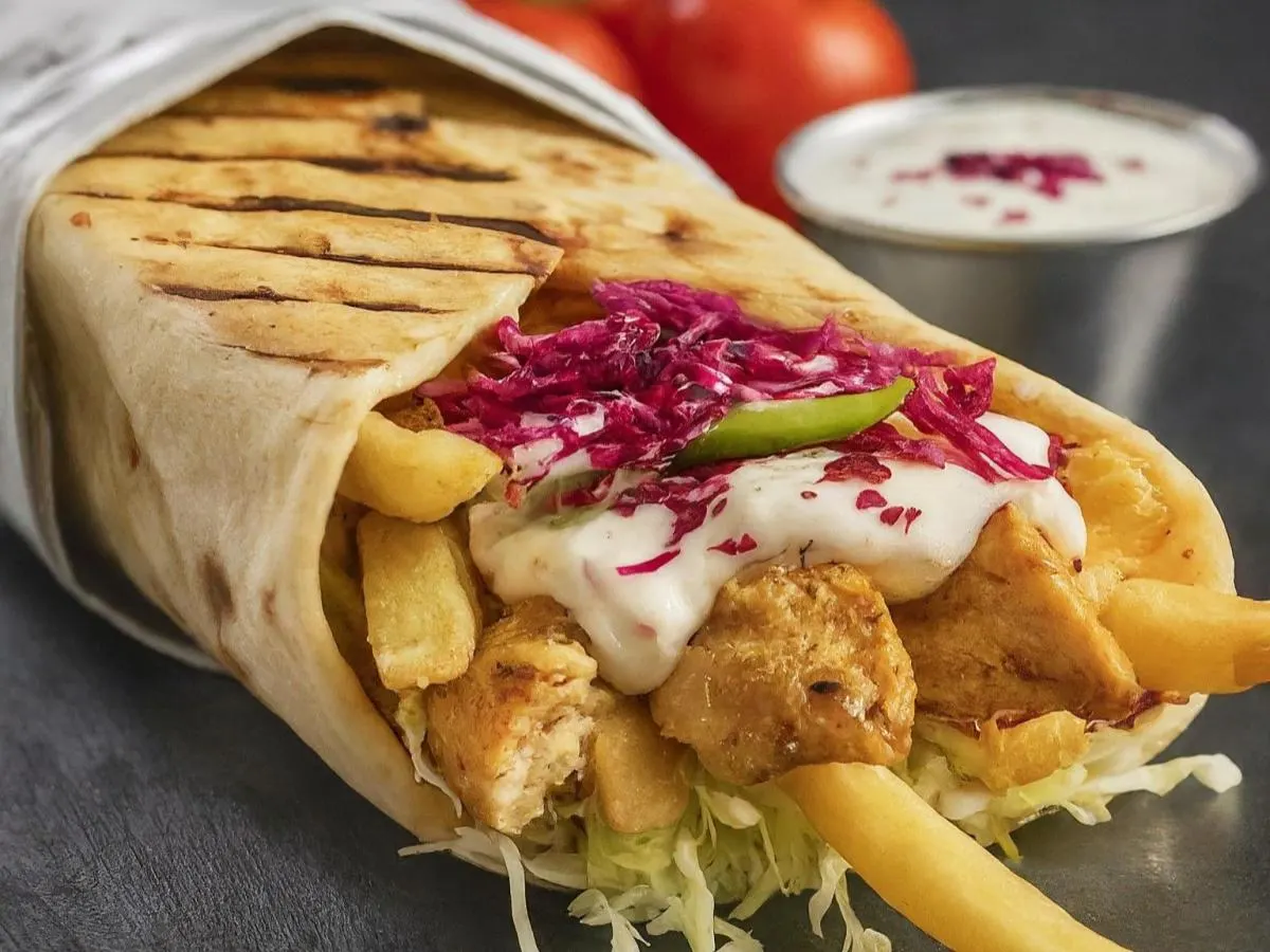 Chicken Shawarma BOX with Regular Aioli Sauce