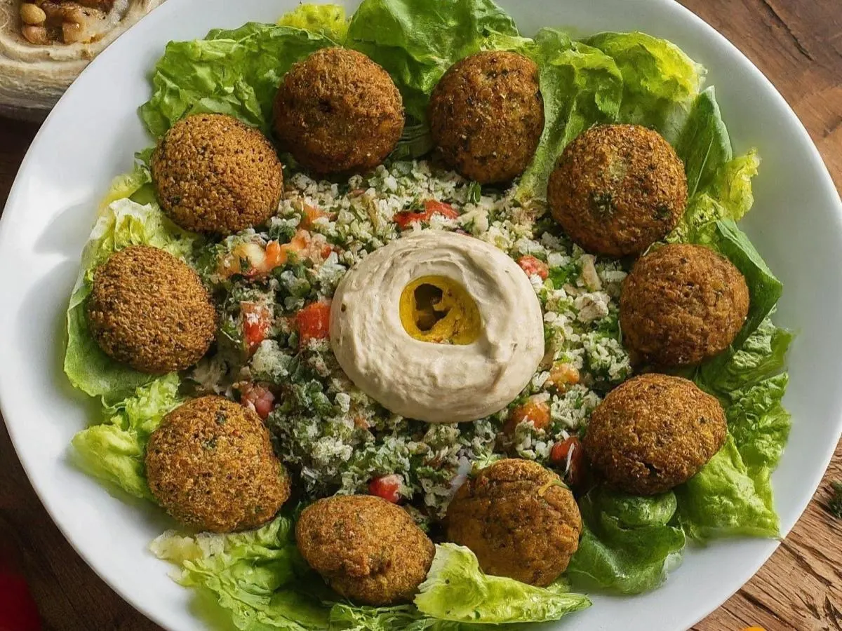 Vegetarian Falafel Meal