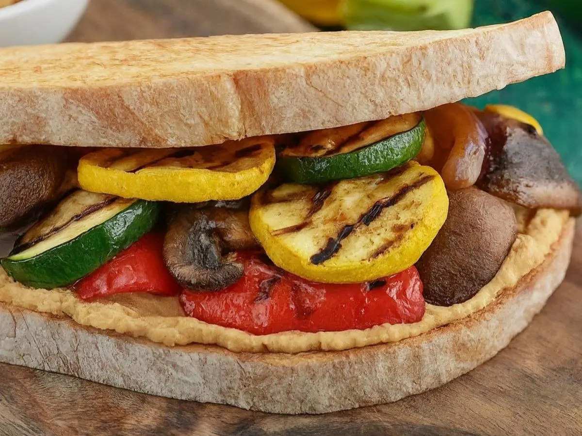 Vegan Gluten Free Grilled Veggie Sandwich Vegan Gluten Free Grilled Veggie Sandwich