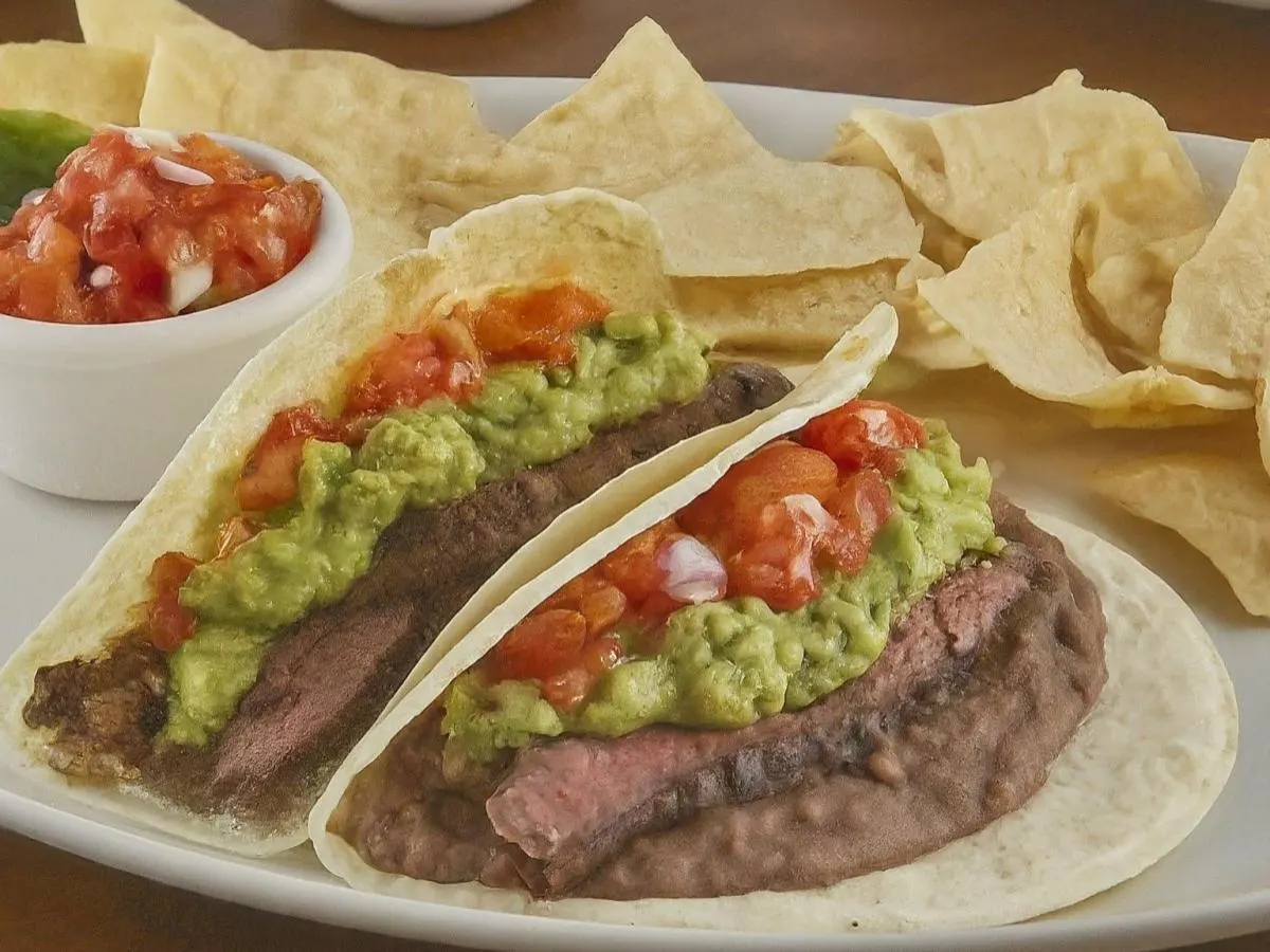 Carne Asada Grande Tacos with Chips & Pico Box (DAIRY FREE) Carne Asada Grande Tacos with Chips & Pico Box (DAIRY FREE)