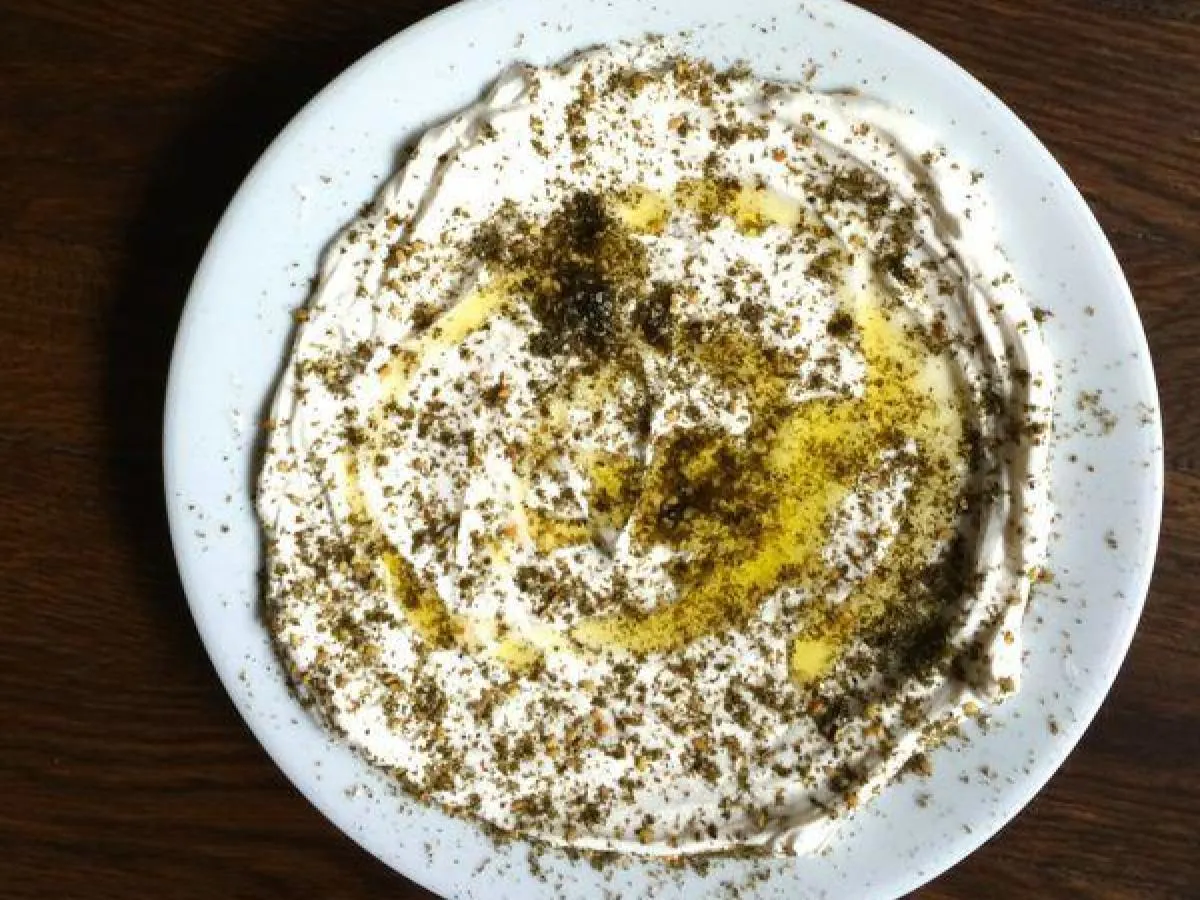 Labneh with Lebanese Za'atar Labneh with Lebanese Za'atar