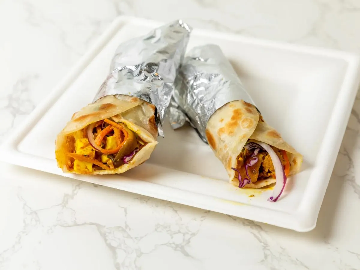 Methi Chicken Roll Boxed Lunch Methi Chicken Roll Boxed Lunch