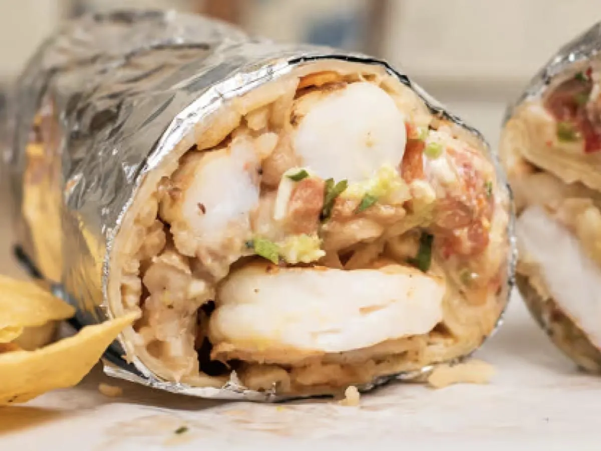 Shrimp Super Burrito Box Shrimp Super Burrito Box