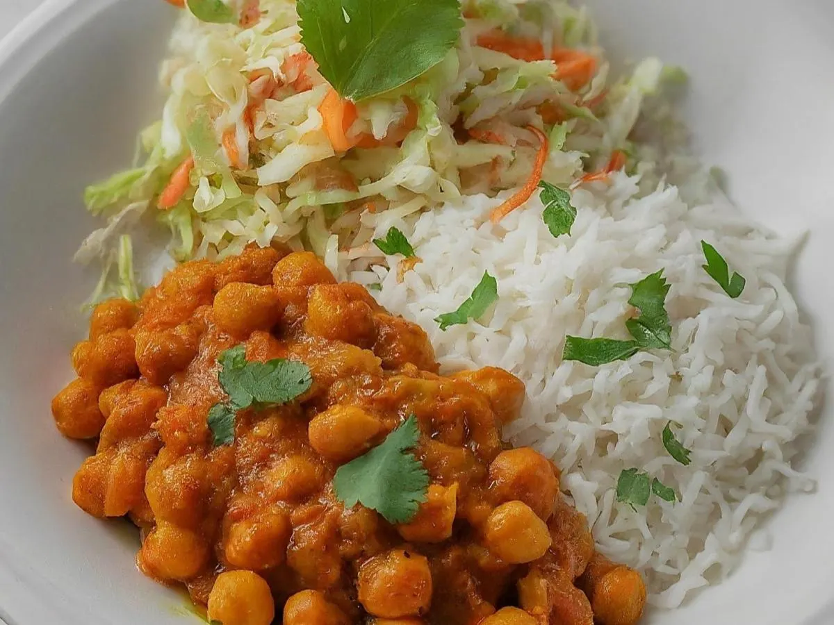 Vegan Chana Masala Bowl Boxed Lunch Vegan Chana Masala Bowl Boxed Lunch
