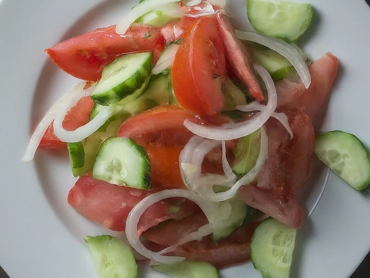 Tomato, Cucumber and Onion Tomato, Cucumber and Onion