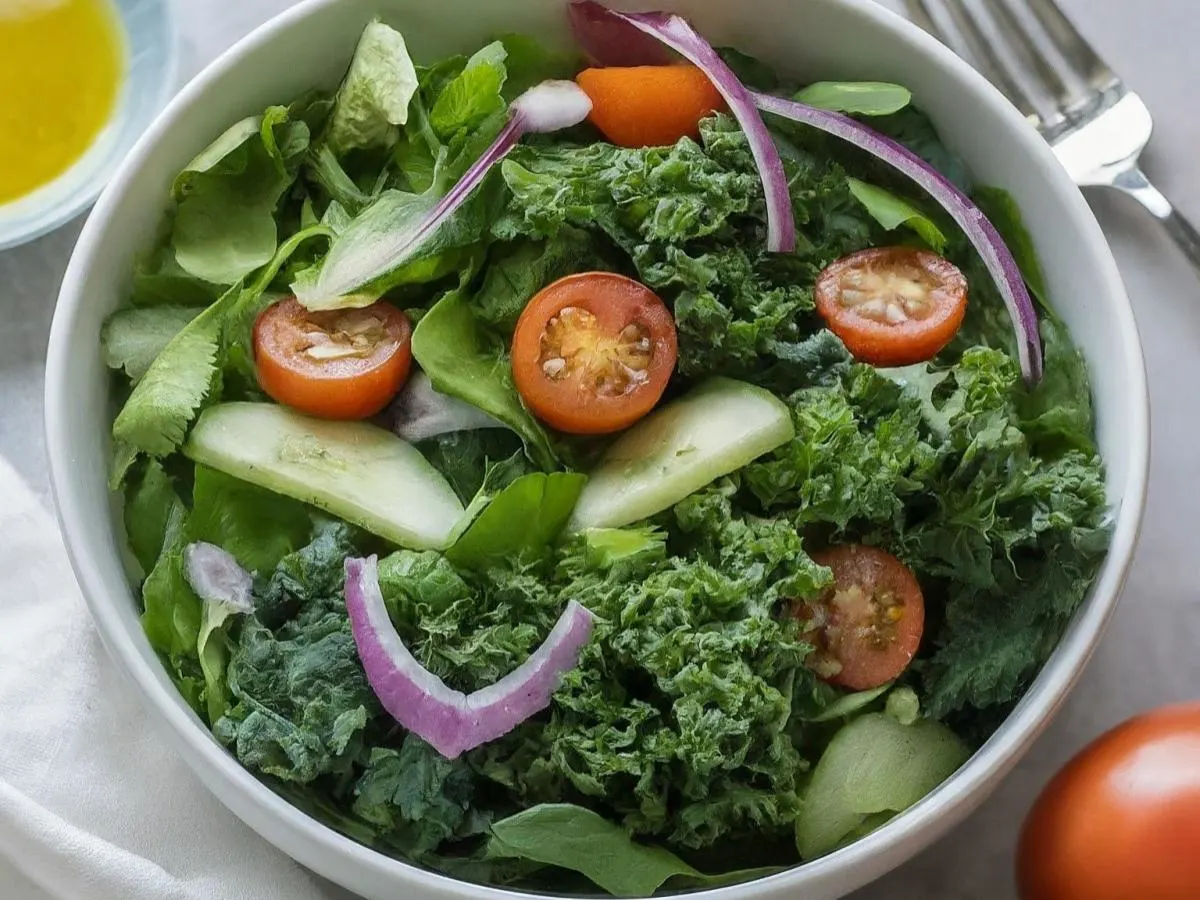 Kale and Lemon Dressing Salad Kale and Lemon Dressing Salad