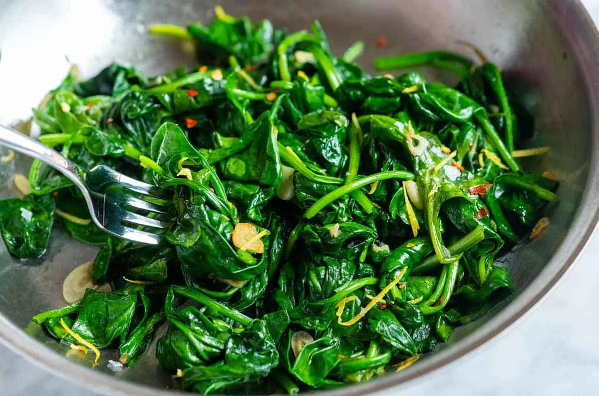 Sauteed Spinach