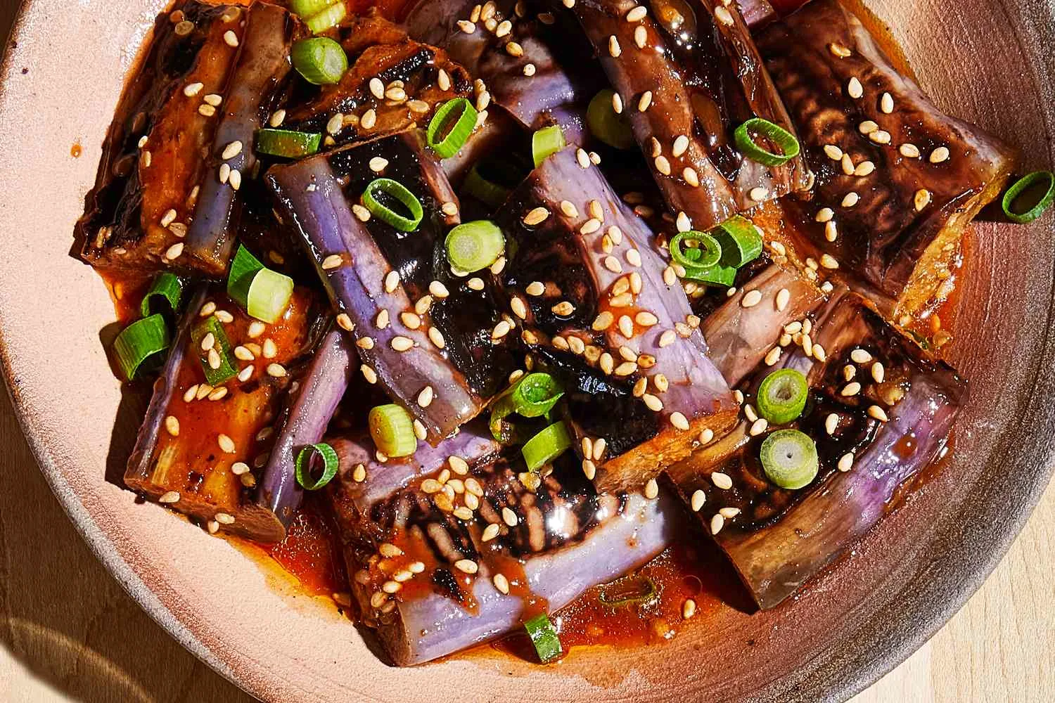 Korean Marinated Eggplant
