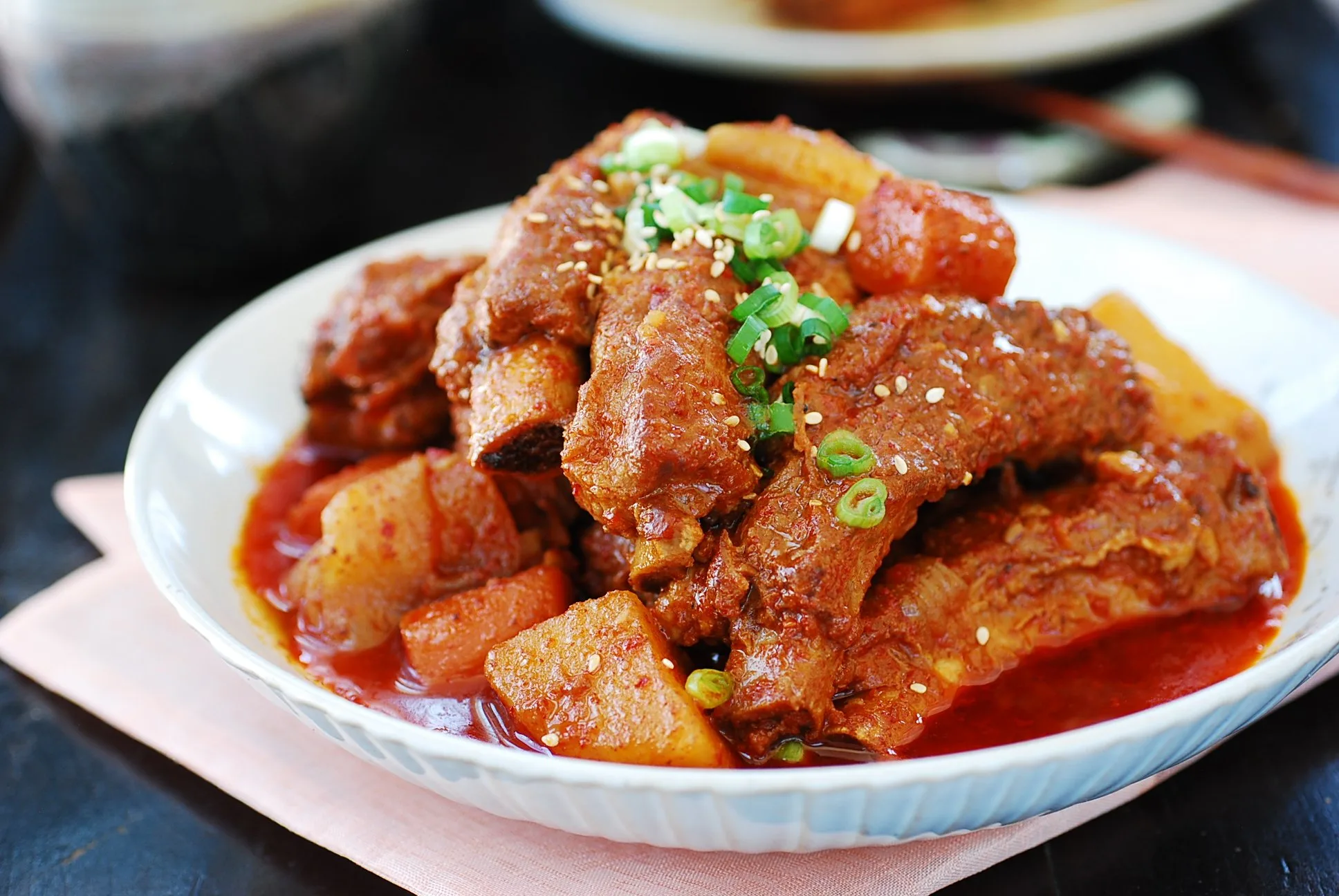 Korean Braised Pork Short Rib