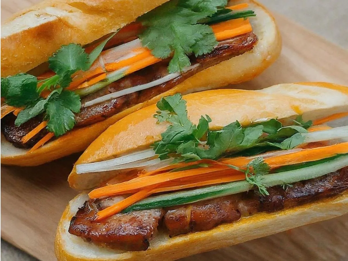 Vietnamese BBQ Pork Banh mi