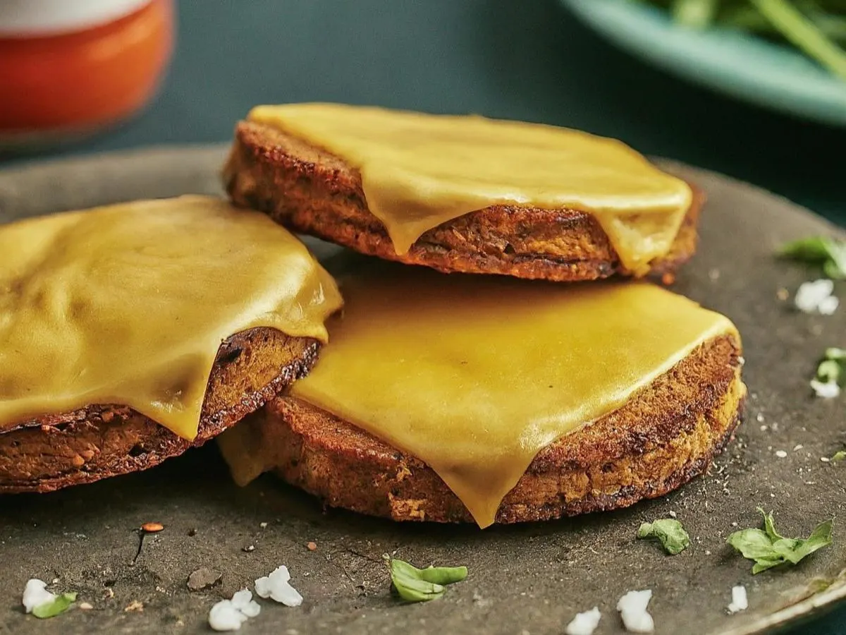 Veggie Burger Patty with Cheese Veggie Burger Patty with Cheese