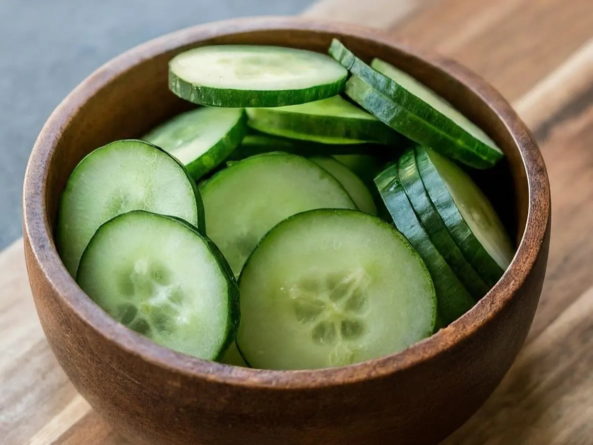 Sliced Cucumbers