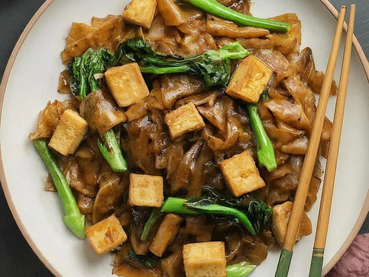 Vegan Tofu Pad See Ew