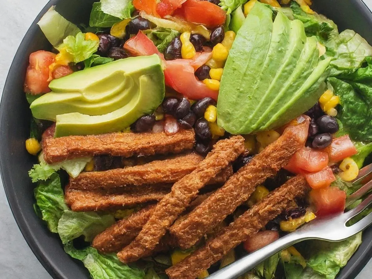 Soyrizo Southwest Salad | Oil and Vinegar Soyrizo Southwest Salad | Oil and Vinegar