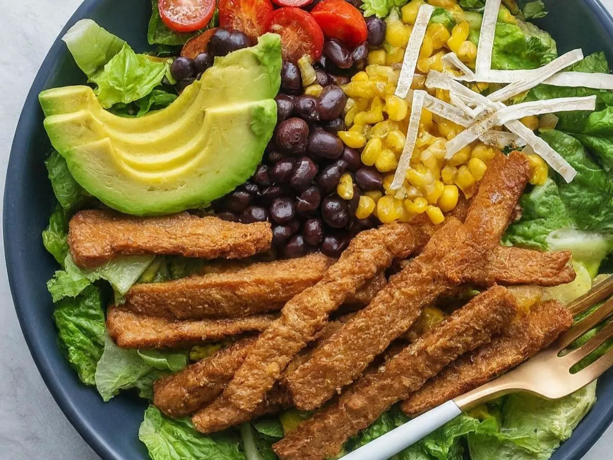 Soyrizo Southwest Salad | Chipotle Honey Lime Dressing Soyrizo Southwest Salad | Chipotle Honey Lime Dressing